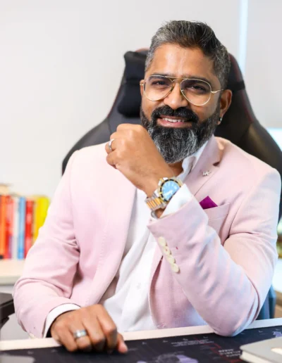 Vikram Kharvi Office Pose